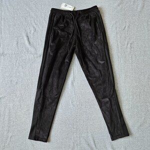 Adidas Originals Men's Black House of Tiro Velour Zip Pocket Pants JF4244 Size M